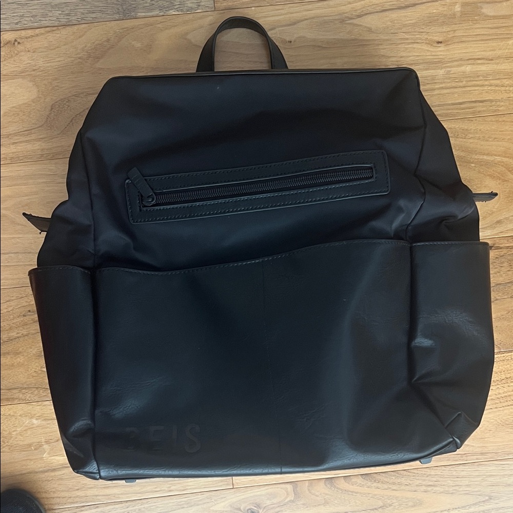 BEIS Black Baby Bag Backpack